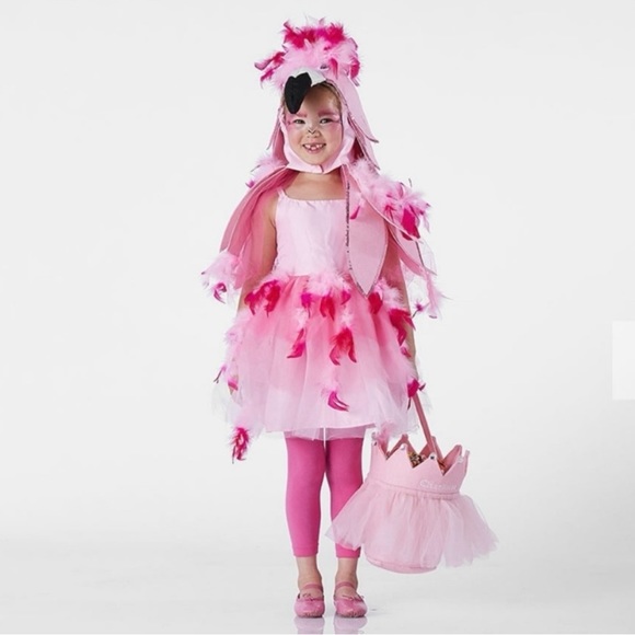 Pottery Barn Kids Other - Pottery Barn Kids 2pc Flamingo Costume for Halloween or dress up